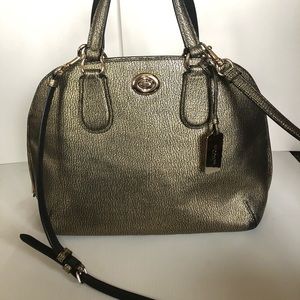 Gold Coach Bag